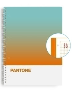 BLOC ESCOLOFI NOTEBOOK PANTONE TOGETHER A4 80h  CUADRIC5x5 90g COURAGE
