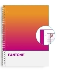 BLOC ESCOLOFI NOTEBOOK PANTONE TOGETHER A4 80h  CUADRIC5x5 90g CREATIVITY