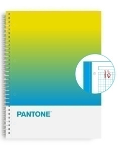 BLOC ESCOLOFI NOTEBOOK PANTONE TOGETHER A4 80h  CUADRIC5x5 90g LIFE