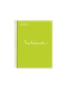 BLOC MIQUELRIUS EMOTIONS NOTEBOOK 5 microtapa PP A5 120h 90g HORIZONTAL LIMA