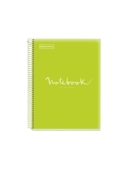 BLOC MIQUELRIUS EMOTIONS NOTEBOOK 5 microtapa PP A5 120h 90g HORIZONTAL LIMA