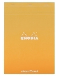 BLOC DE NOTAS CLAIREFONTAINE RHODIA TAPA BLANDA A4 80h CD5 NARANJA