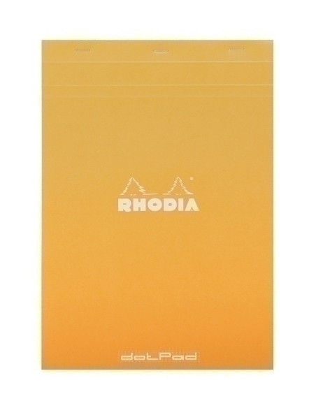 BLOC DE NOTAS CLAIREFONTAINE RHODIA TAPA BLANDA A4 80h CD5 NARANJA
