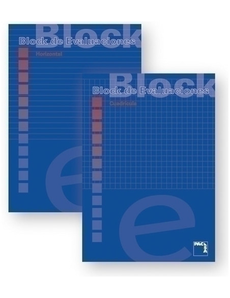 BLOC EVALUAC PACSA A4 50h HORIZONTAL