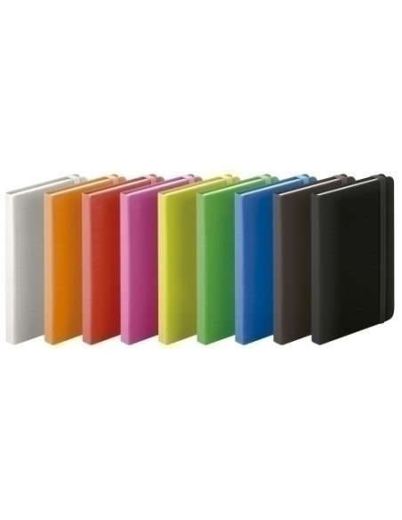 BLOC DE NOTAS IBERPLAS FUN COLOR 100h 100g CON CIERRE DE GOMA 14x9 LISO