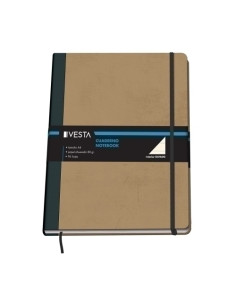 CUADERNO VESTA NATURE A4 96h 80gr HORIZONTAL con GOMA