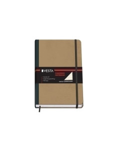 CUADERNO VESTA NATURE A5 96h 80gr CUADRC5x5 con GOMA