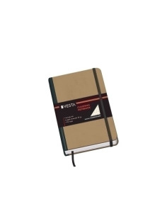 CUADERNO VESTA NATURE A6 96h 80gr CUADRC5x5 con GOMA