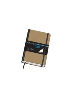 CUADERNO VESTA NATURE A6 96h 80gr HORIZONTAL con GOMA