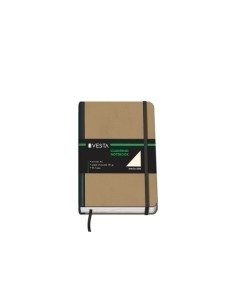 CUADERNO VESTA NATURE A6 96h 80gr LISO con GOMA