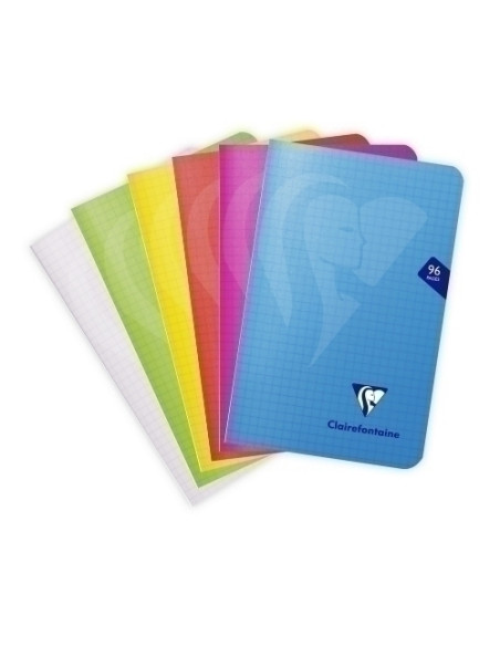 LIBRETA CLAIREFONTAINE MIMESYS POLIPROLILENO 11x17cm 48 HJS CUAD5X5