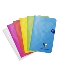 LIBRETA CLAIREFONTAINE MIMESYS POLIPROLILENO 9x14cm 48 HJS 5X5