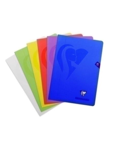 LIBRETA CLAIREFONTAINE POLIPROLILENO A4 48 HJS 4X4