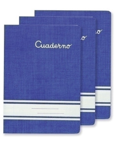 LIBRETA PACSA MI CUADERNO A5 30h 60g PAUTA 35 CMARGEN AZUL