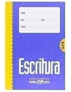 CUADERNO LAMELA ESCRITURA Magenta N 5