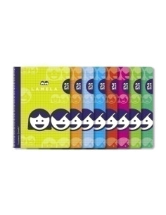 LAMELA BLOC tapa BLANDA F 80h CUADROVIA 25 mm 8 colsurt