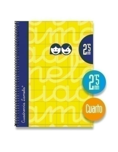 LAMELA BLOC tapa FORRADA 4 80h CUADROVIA 25 mm AMARILLO