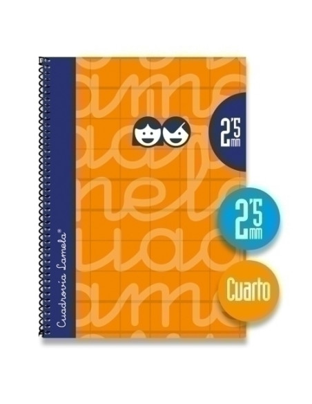 LAMELA BLOC tapa FORRADA 4 80h CUADROVIA 25 mm NARANJA