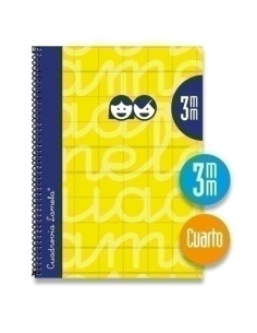 LAMELA BLOC tapa FORRADA 4 80h CUADROVIA 3 mm AMARILLO