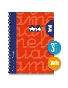 LAMELA BLOC tapa FORRADA 4 80h CUADROVIA 3 mm ROJO