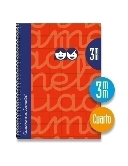 LAMELA BLOC tapa FORRADA 4 80h CUADROVIA 3 mm ROJO