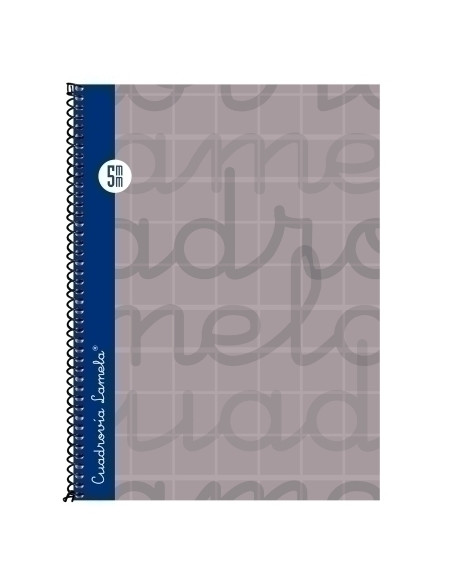 LAMELA BLOC tapa FORRADA 4 80h CUADROVIA 5 mm GRIS