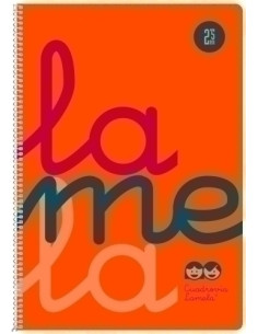 LAMELA BLOC tapa POLIPROPILENO F 80h CUADROVIA 25 mm NARANJA