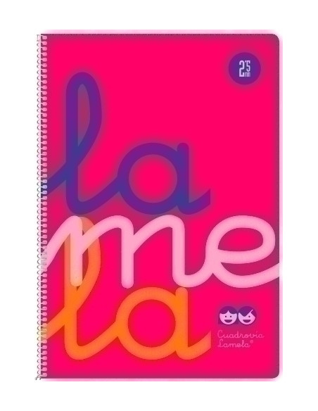 LAMELA BLOC tapa POLIPROPILENO F 80h CUADROVIA 25 mm ROSA