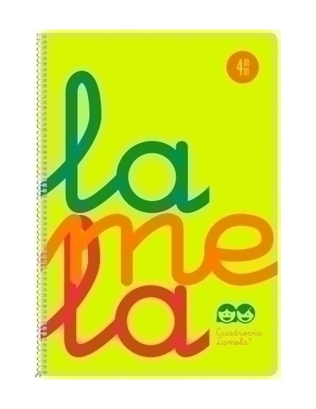 LAMELA BLOC tapa POLIPROPILENO F 80h CUADROVIA 4 mm AMARILLO