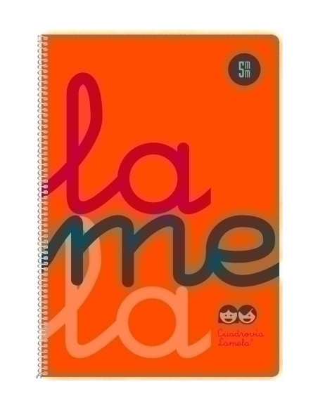 LAMELA BLOC tapa POLIPROPILENO F 80h CUADROVIA 5 mm NARANJA