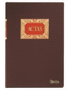 LIBRO CONTABILIDAD F  50 HOJAS ACTAS
