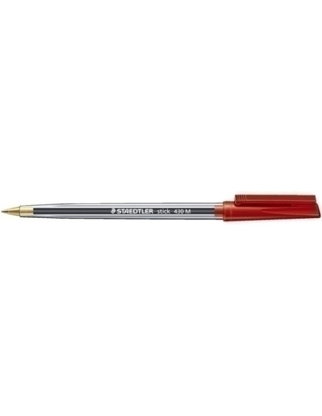 BOLIGRAFO STAEDTLER 430 MEDIO ROJO