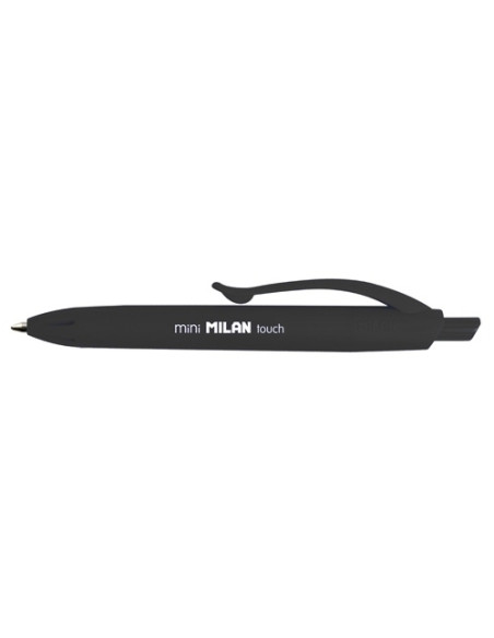 BOLIGRAFO MILAN RETRACTIL P1 TOUCH MINI NEGRO
