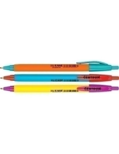 BOLIGRAFO CENTRUM RETRACTIL EASE TINTA AZUL COLORES SURTIDOS
