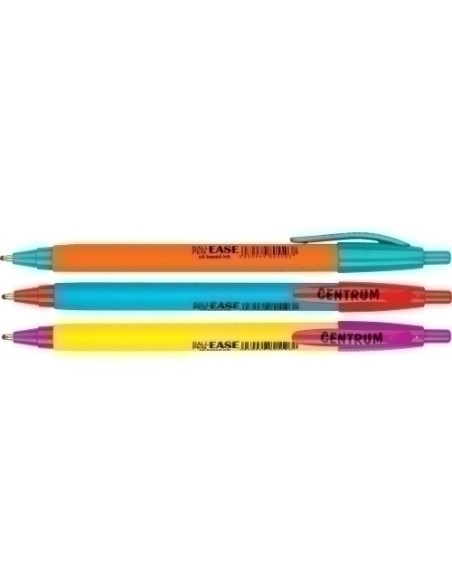 BOLIGRAFO CENTRUM RETRACTIL EASE TINTA AZUL COLORES SURTIDOS