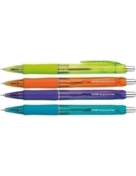 BOLIGRAFO CENTRUM RETRACTIL VICTORY TINTA AZUL COLORES SURTIDOS