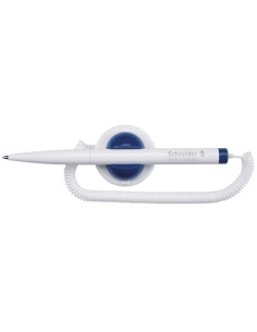 BOLIGRAFO SCHNEIDER KLICK-FIX CON CADENA Y ADHESIVO