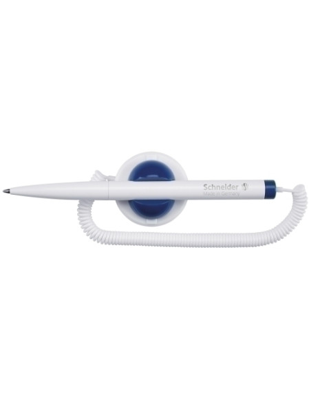 BOLIGRAFO SCHNEIDER KLICK-FIX CON CADENA Y ADHESIVO