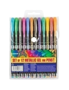 ROLLER GEL CENTRUM METALLIC 10 BOLSA de 12