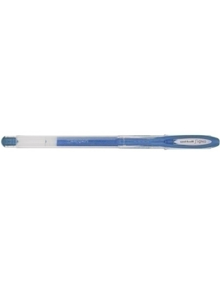 ROLLER GEL UNI-BALL SIGNO NOBLE METAL 08 UM-120NM  AZUL