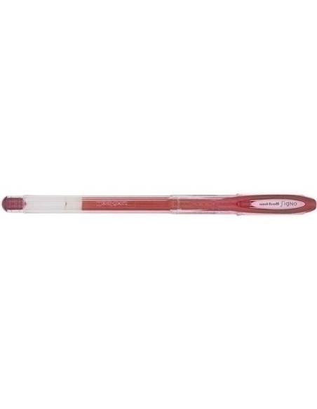 ROLLER GEL UNI-BALL SIGNO NOBLE METAL 08 UM-120NM  ROJO