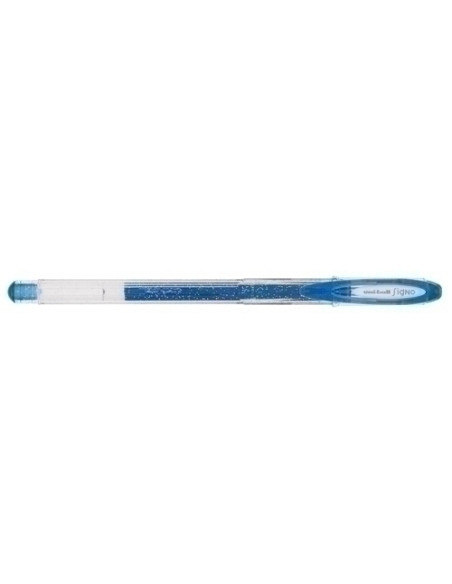ROLLER GEL UNI-BALL SIGNO SPARKLING 10 UM-120SP  AZUL