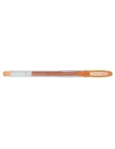 ROLLER GEL UNI-BALL SIGNO SPARKLING 10 UM-120SP  NARANJA
