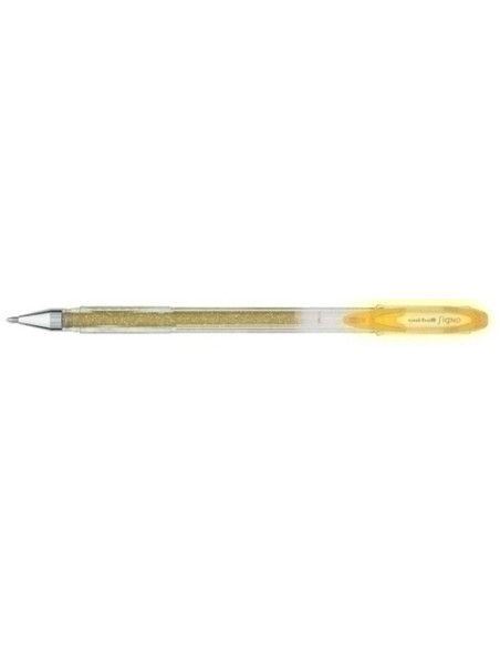 ROLLER GEL UNI-BALL SIGNO SPARKLING 10 UM-120SP  ORO