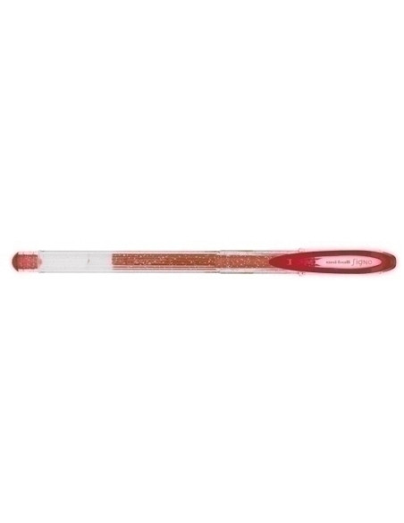 ROLLER GEL UNI-BALL SIGNO SPARKLING 10 UM-120SP  ROJO