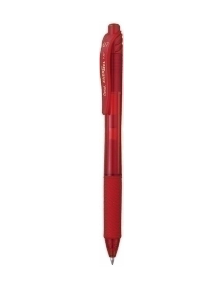 ROLLER GEL RT PENTEL BL-107 ENERGEL X 07 ROJO
