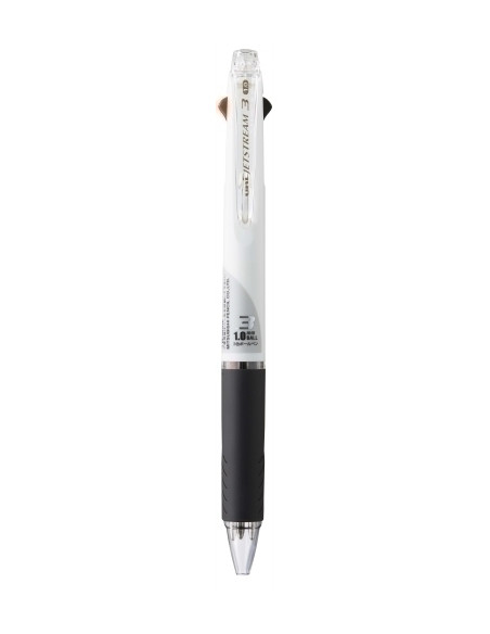BOLIGRAFO de 3 COLORES UNI-BALL JETSTREAM 3 10 SXE-400 BLANCO