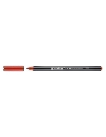 ROTULADOR FIBRA EDDING 1300  ROJO
