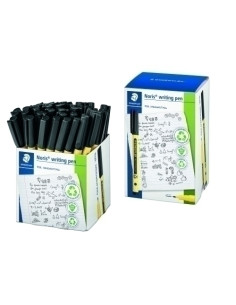 ROTULADOR FIBRA STAEDTLER  307 NORIS WRITING PEN NEGRO CAJA DE 50