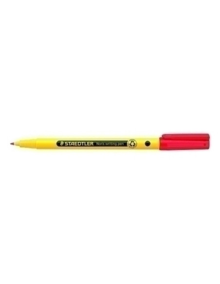 ROTULADOR FIBRA STAEDTLER  307 NORIS WRITING PEN ROJO